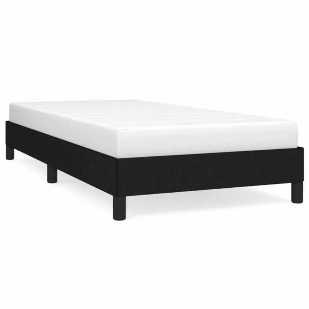 furnicato Bett Bettgestell Schwarz 90x190 cm Stoff günstig online kaufen