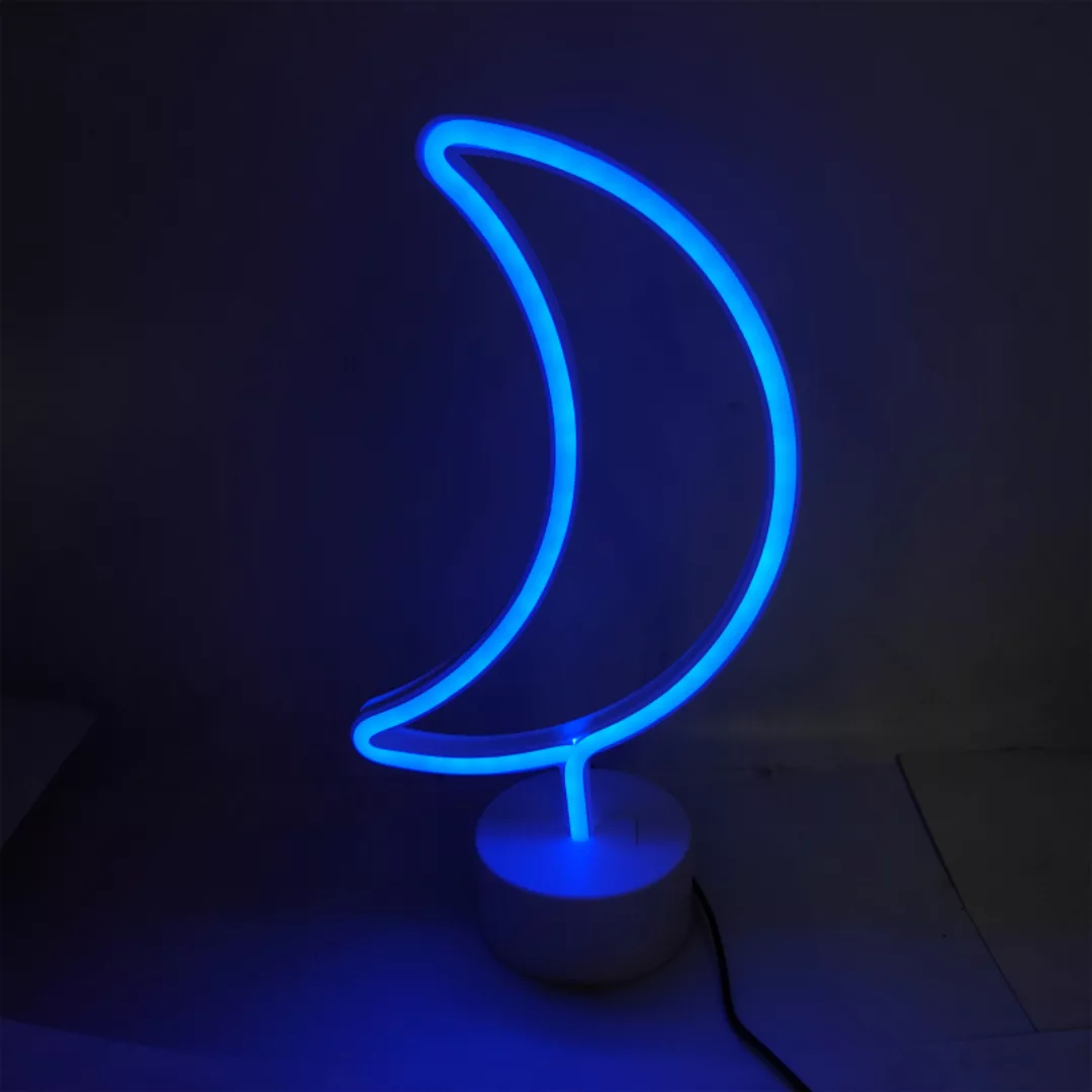 Tischlampe NEON MOON LED FM-NB27 günstig online kaufen