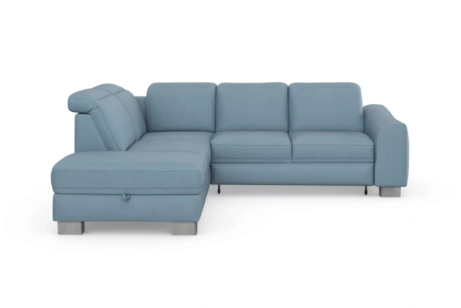 sit&more Ecksofa "Dundee L-Form", mit Federkern und Edelstahlfüßen, wahlwei günstig online kaufen