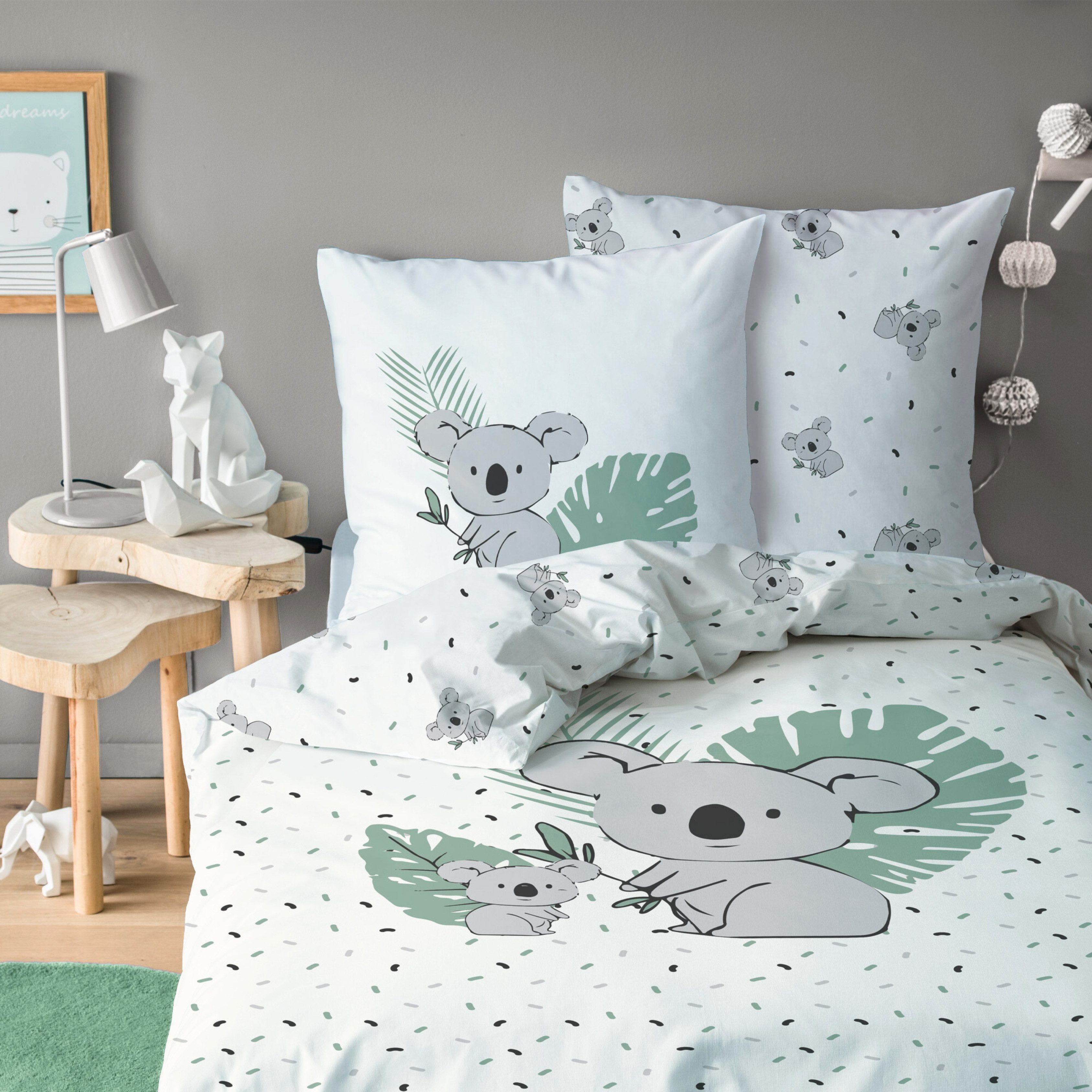 MTOnlinehandel Kinderbettwäsche Mia & Max Biber/ günstig online kaufen