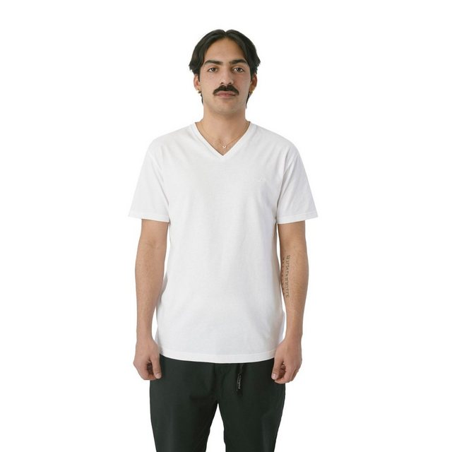 Cleptomanicx T-Shirt Ligull Regular V - white günstig online kaufen