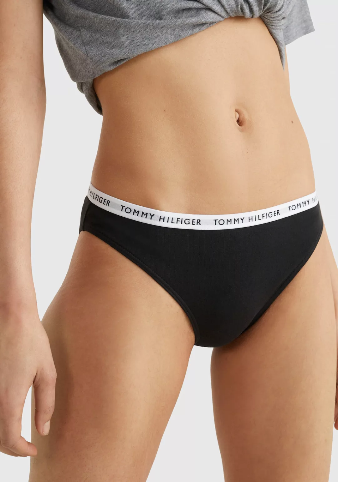 Tommy Hilfiger Underwear Bikinislip, (3 St.), mit schmalem Logobündchen günstig online kaufen