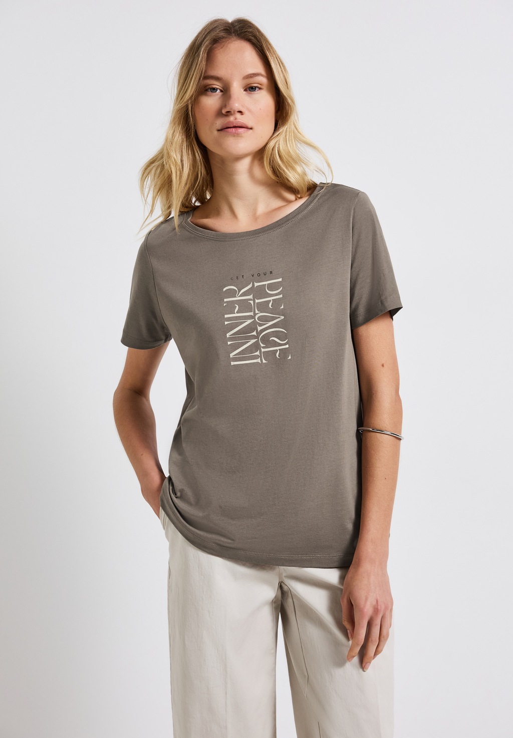 STREET ONE T-Shirt, im soften Baumwoll-Mix günstig online kaufen