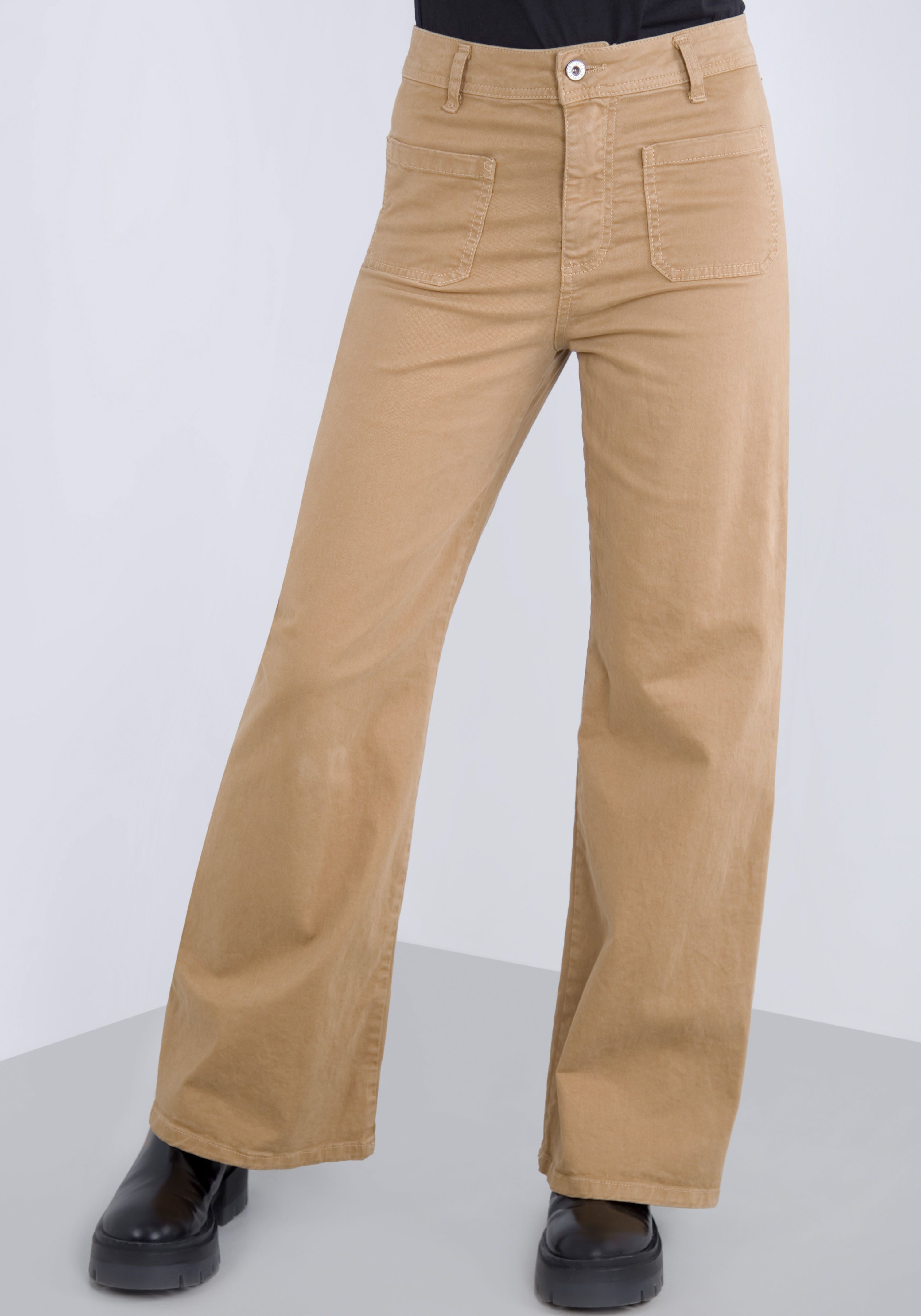 Please Jeans Schlaghose, aus hochwertigem Baumwollmix mit Stretch günstig online kaufen