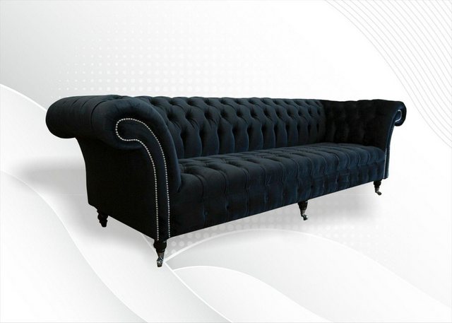 Xlmoebel Sofa Großes Polster-Design-Sofa 4-Sitzer Chesterfield-Couch Garnit günstig online kaufen