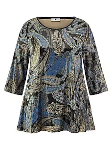 Rundhals-Shirt 3/4-Arm Anna Aura blau günstig online kaufen