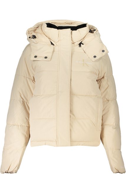 Calvin Klein Jeans Outdoorjacke Stilvolle Damenjacke Beige mit Kapuze und R günstig online kaufen