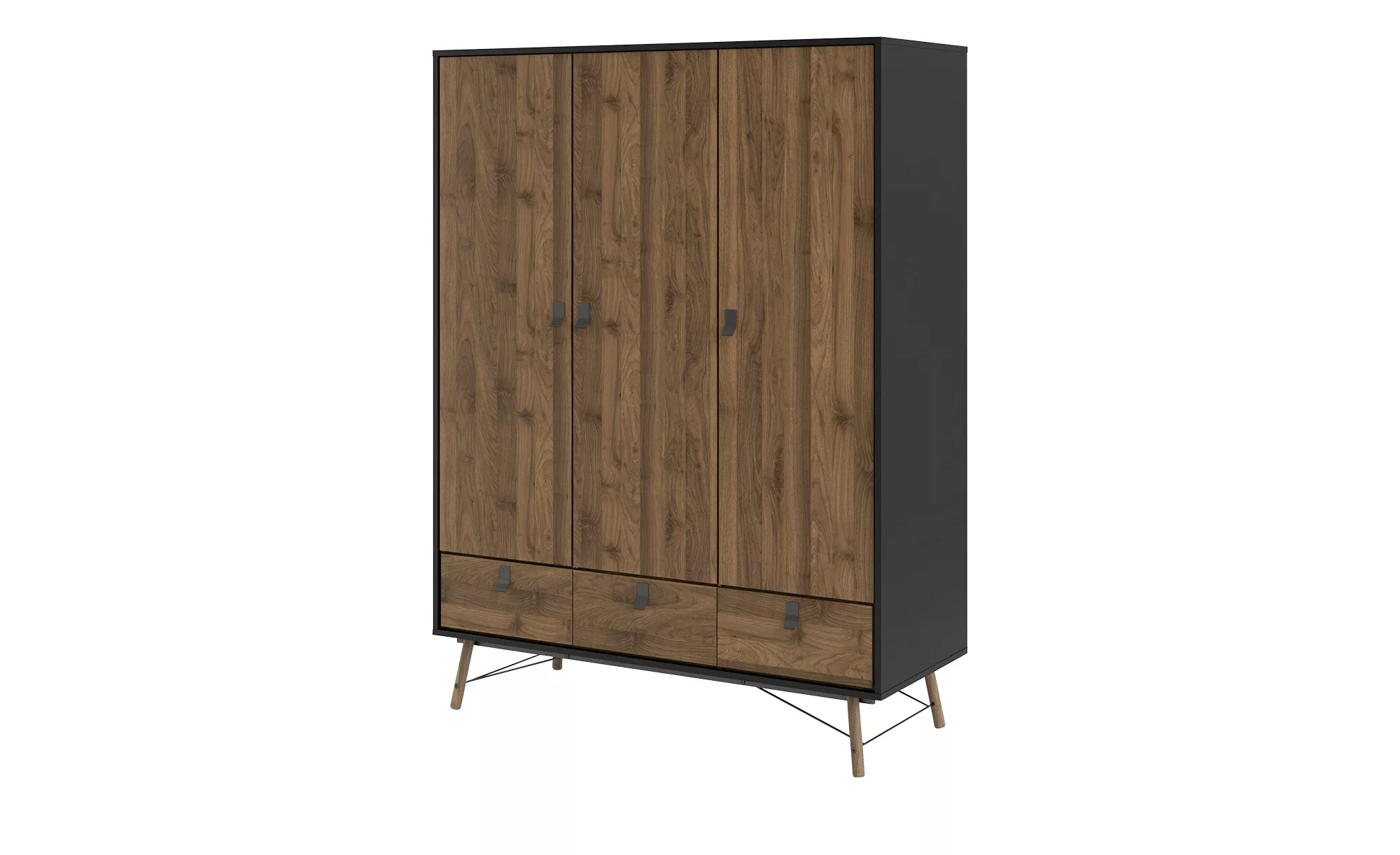 Drehtürenschrank  Ripley ¦ holzfarben ¦ Maße (cm): B: 150 H: 200 T: 60.0 Sc günstig online kaufen