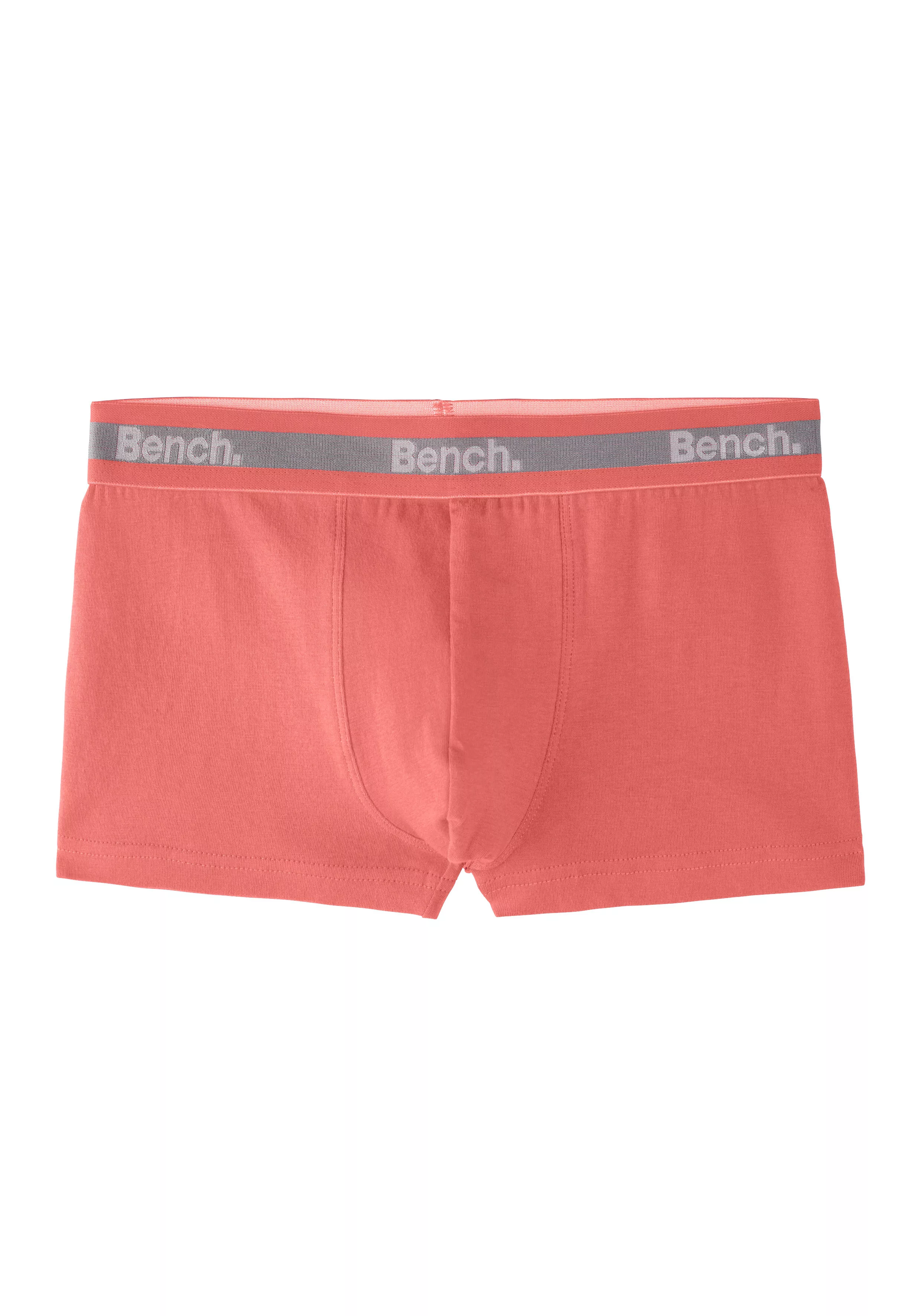 Bench. Boxer, (Packung, 3 St.), unifarben mit neon Bündchen günstig online kaufen