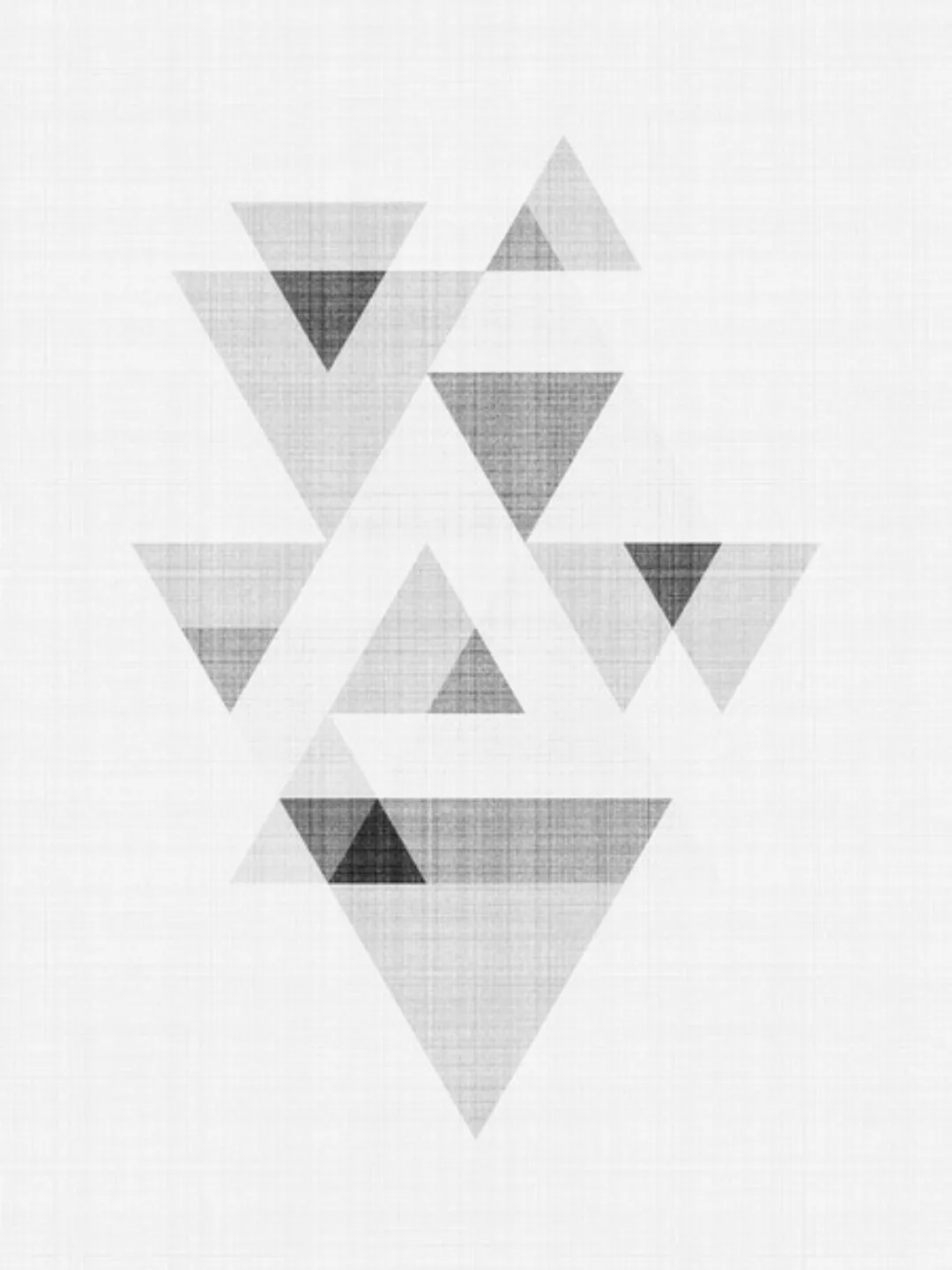 Poster / Leinwandbild - Triangles 3 günstig online kaufen
