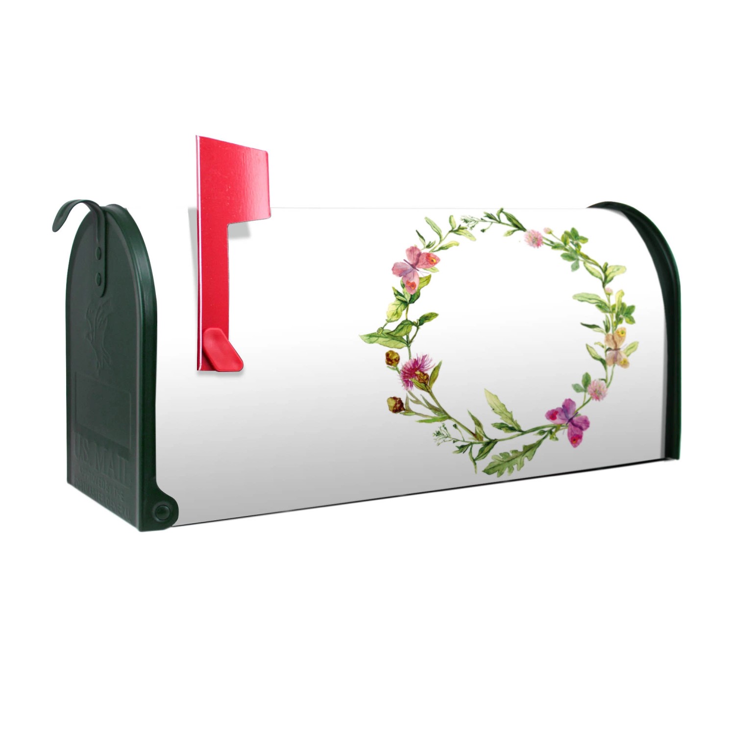 Banjado Amerikanischer Briefkasten Grün 48x22x16cm US Mailbox Letterbox Pos günstig online kaufen