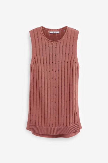 Next Stricktop Gestricktes Grunge Tanktop mit Muster (1-tlg) günstig online kaufen