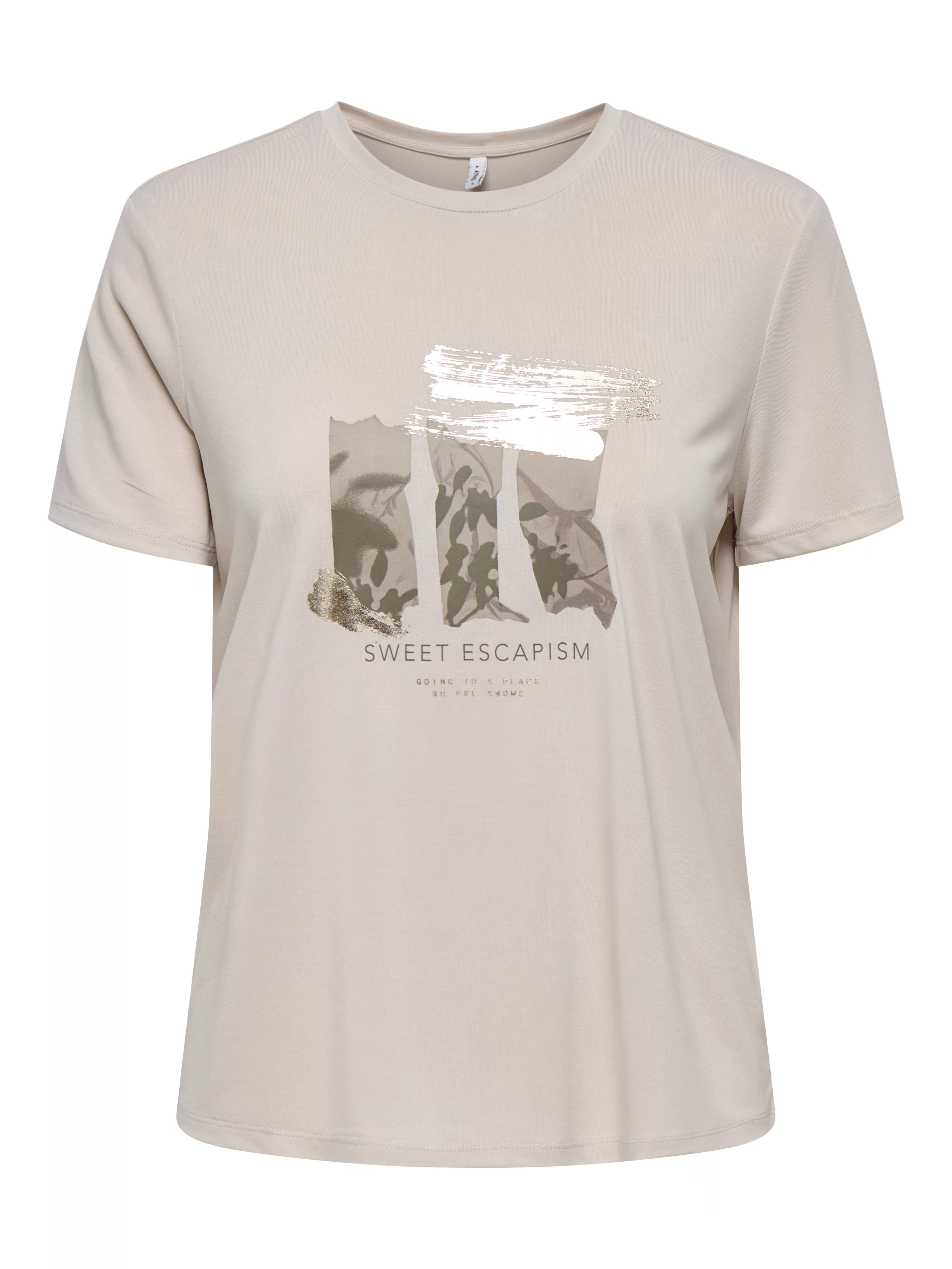 ONLY Kurzarmshirt "ONLFREE LIFE REG S/S LEAF TOP BOX JRS" günstig online kaufen