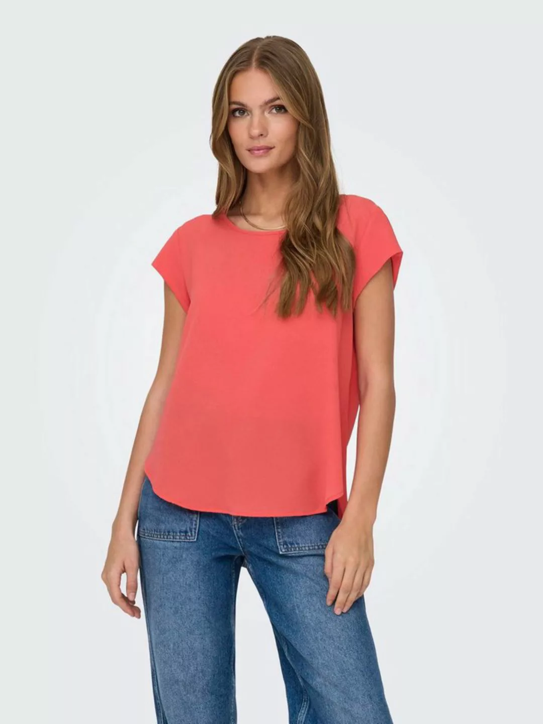 ONLY Kurzarmbluse ONLVIC S/S SOLID TOP NOOS PTM günstig online kaufen