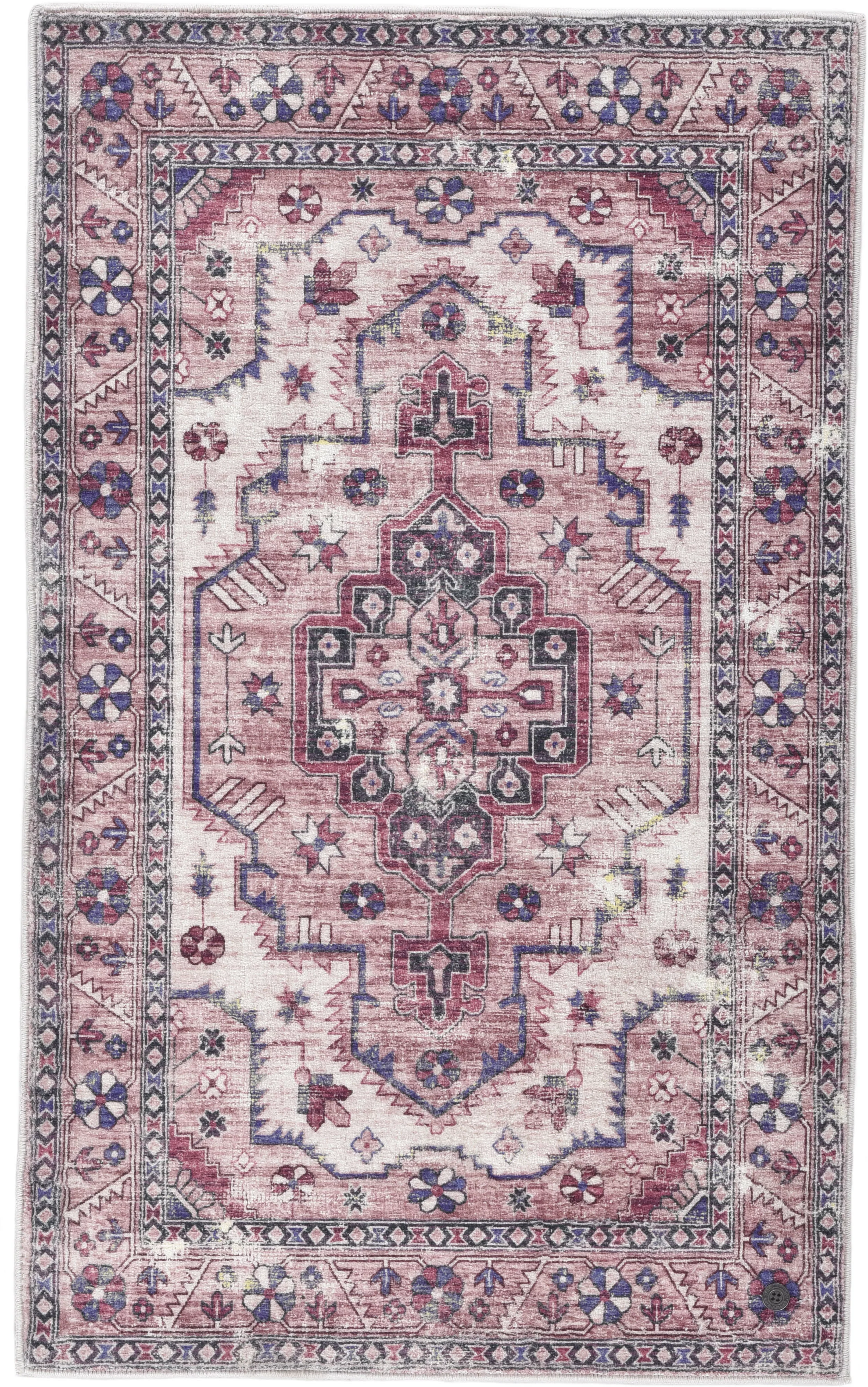 Tom Tailor Badteppich  Oriental ¦ rosa/pink ¦ Synthetische Fasern ¦ Maße (c günstig online kaufen