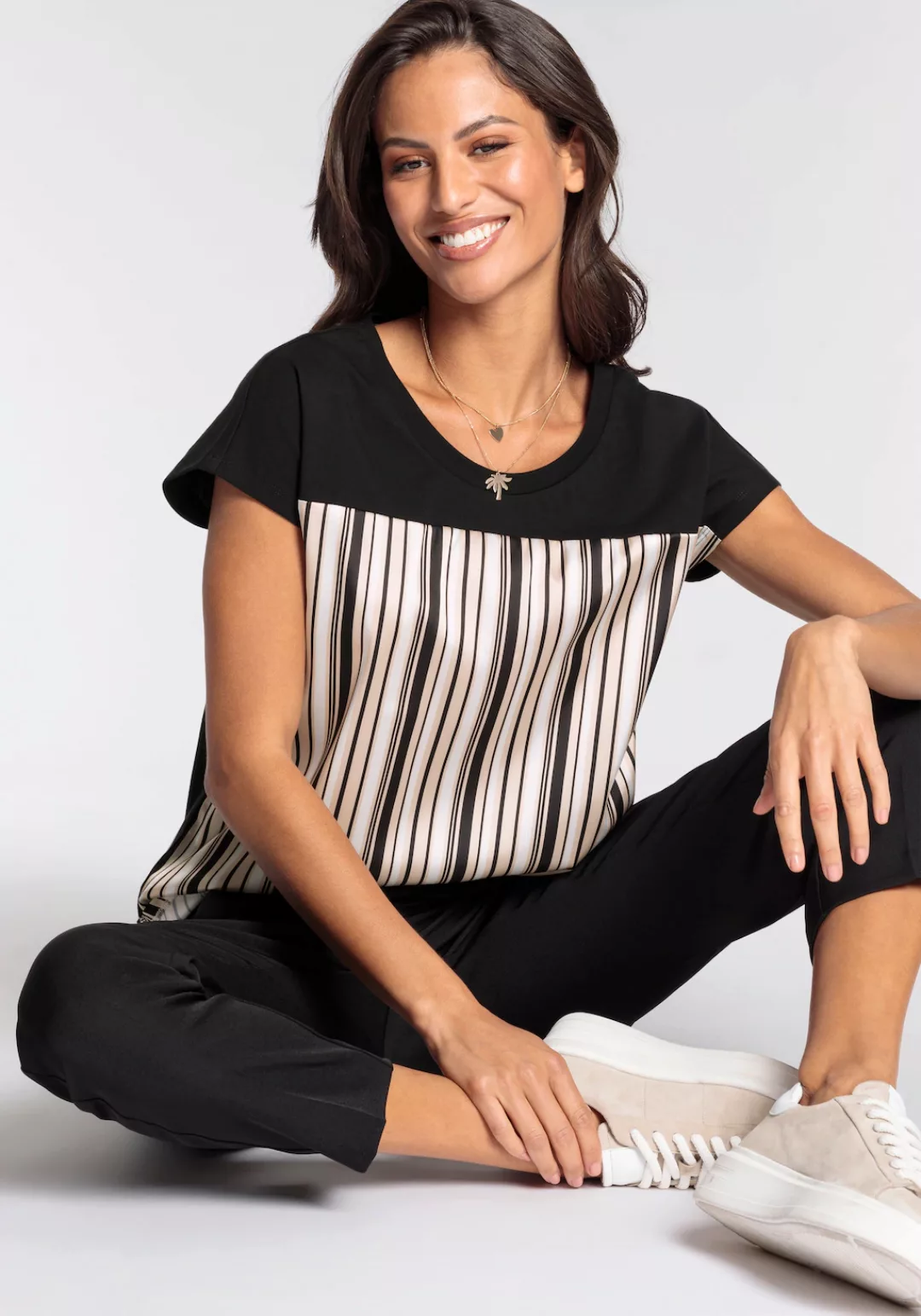Laura Scott Shirtbluse, mit modernen Streifen - NEUE KOLLEKTION günstig online kaufen