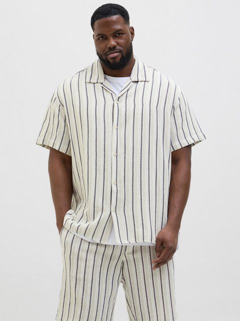 Jack & Jones PlusSize Kurzarmhemd "JORCOBA STRIPE RESORT SHIRT SS SN PLS" günstig online kaufen