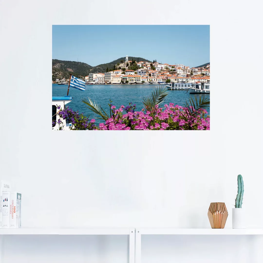 Artland Wandbild »Insel Poros«, Griechenland, (1 St.), als Poster, Wandaufk günstig online kaufen