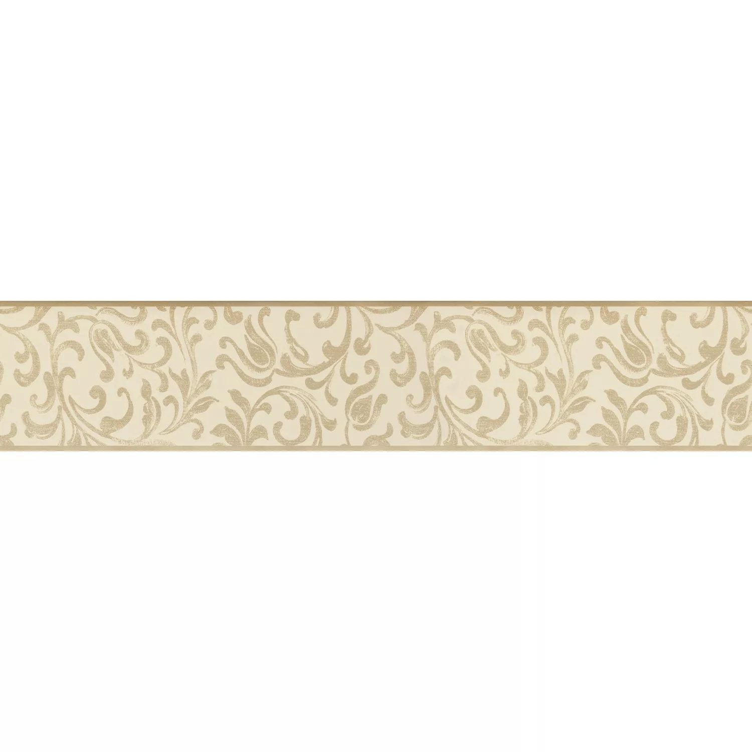 Bricoflor Mediterrane Tapeten Bordüre in Beige Gold Ornament Tapetenbordüre günstig online kaufen