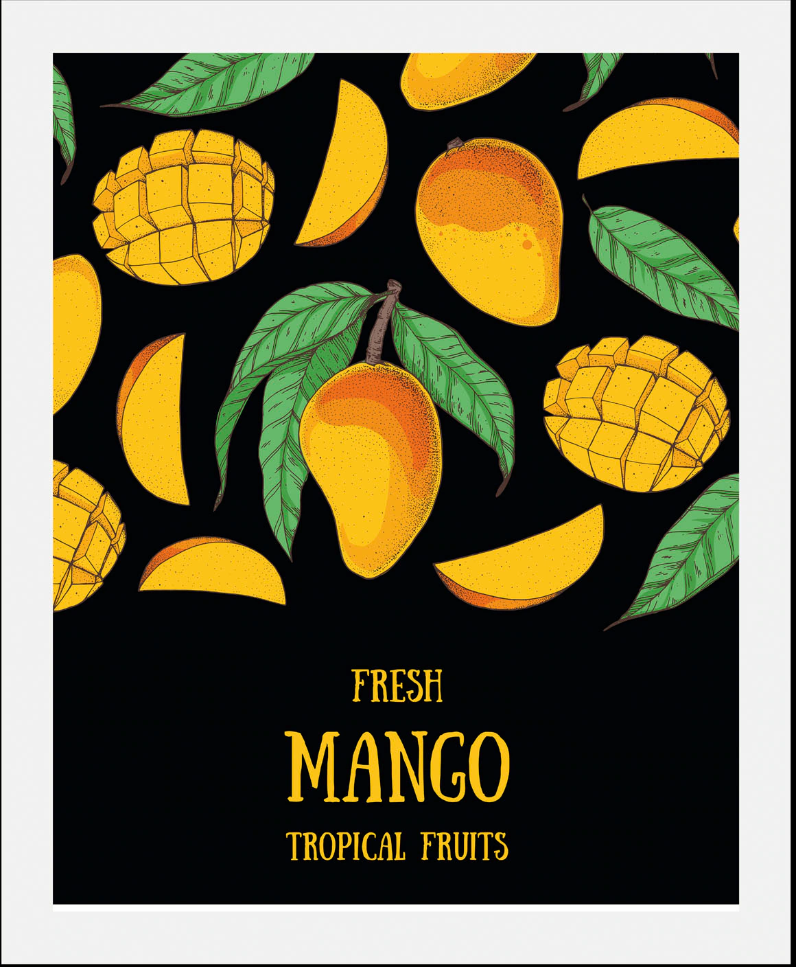 queence Bild "Fresh Mango", (1 St.), gerahmt günstig online kaufen