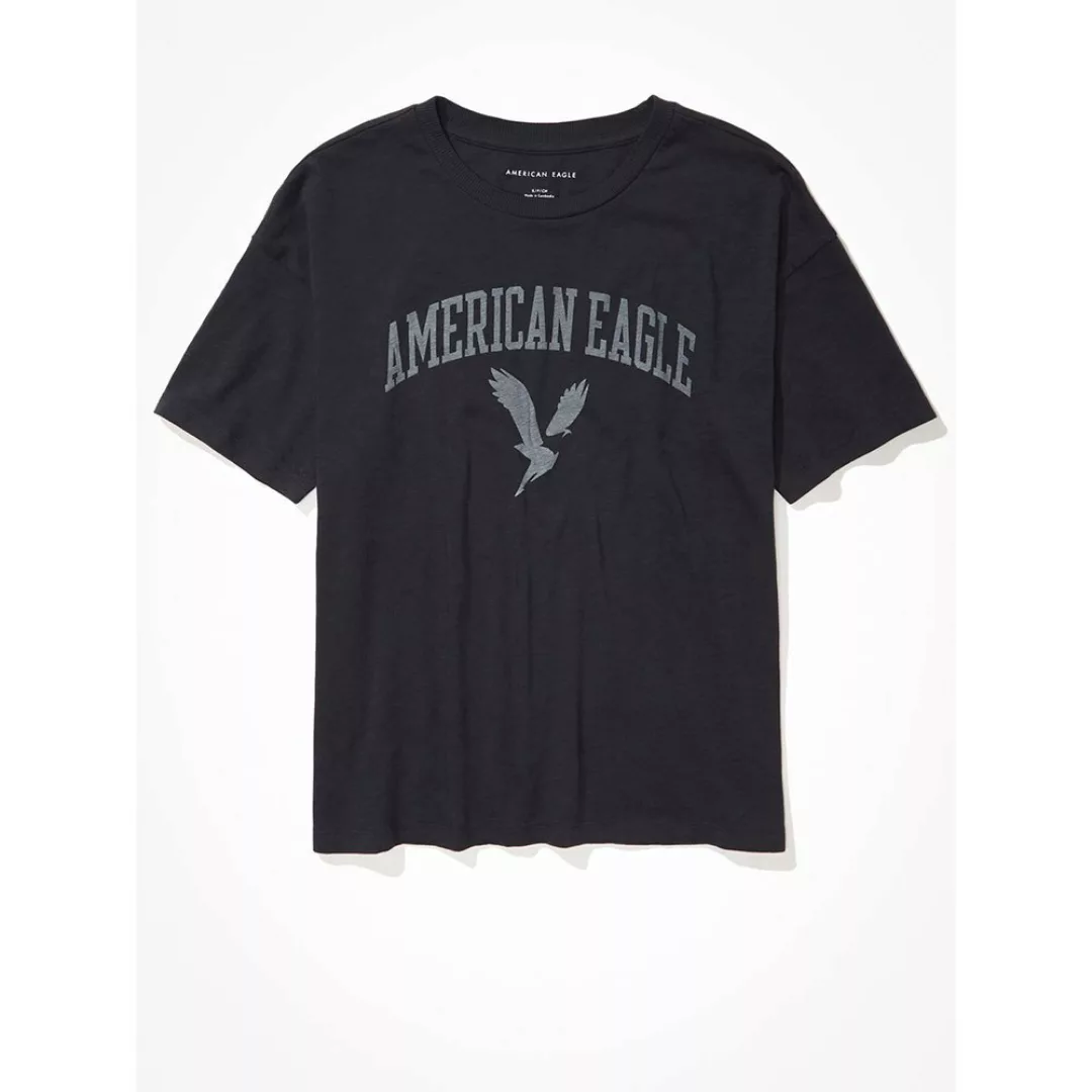 American Eagle Washed Graphic Kurzärmeliges T-shirt S Washed Black günstig online kaufen