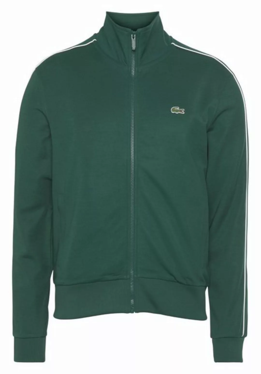 Lacoste Sweatjacke TRAININGSJACKE SWEAT mit Streifendetail am Ärmel günstig online kaufen