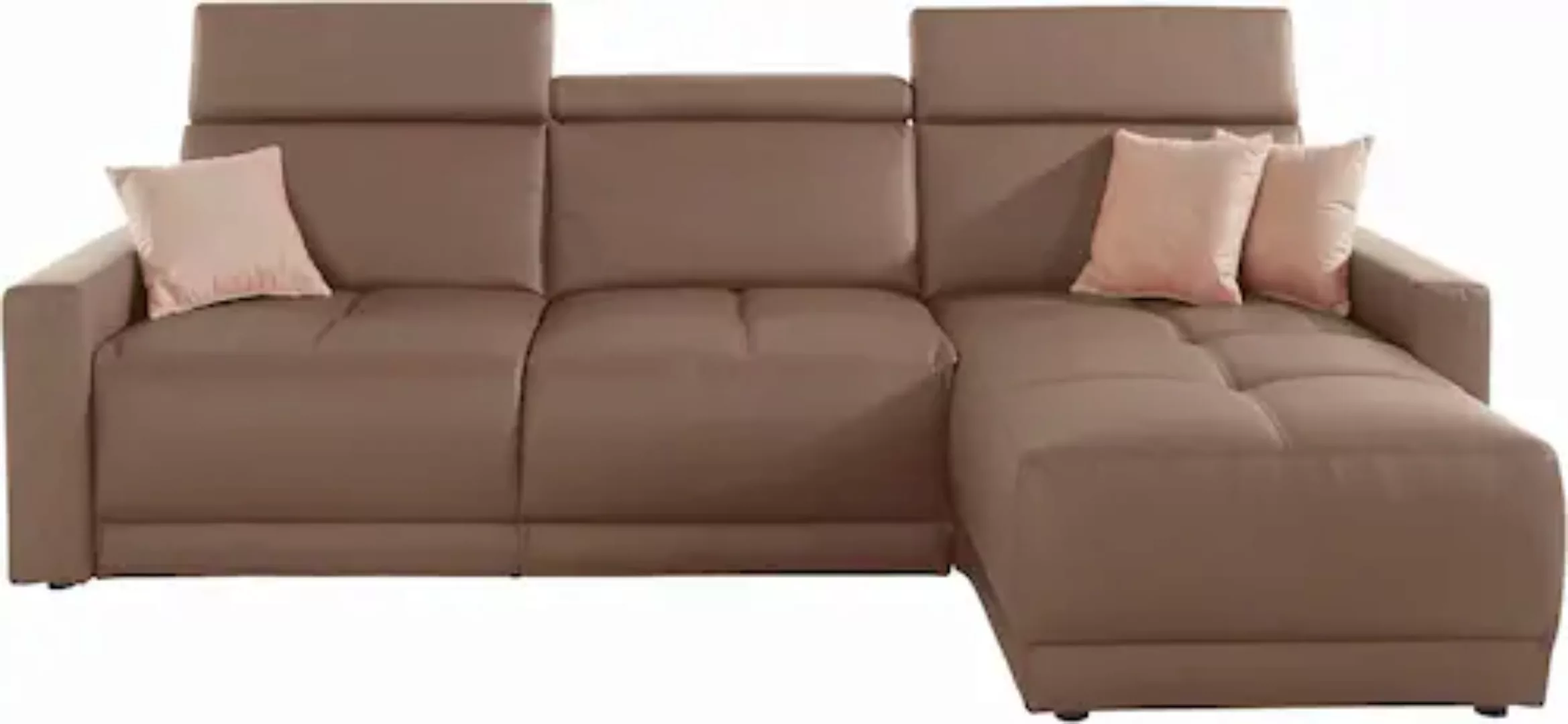 DOMO collection Ecksofa »Ava L-Form«, mit Recamiere, Federkern wahlweise mi günstig online kaufen