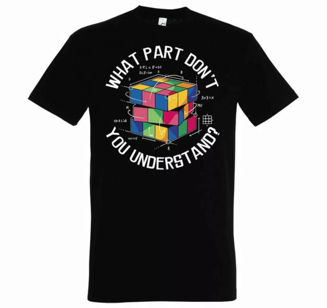 Youth Designz T-Shirt What Part don't you Understand Zauberwürfel Herren Sh günstig online kaufen