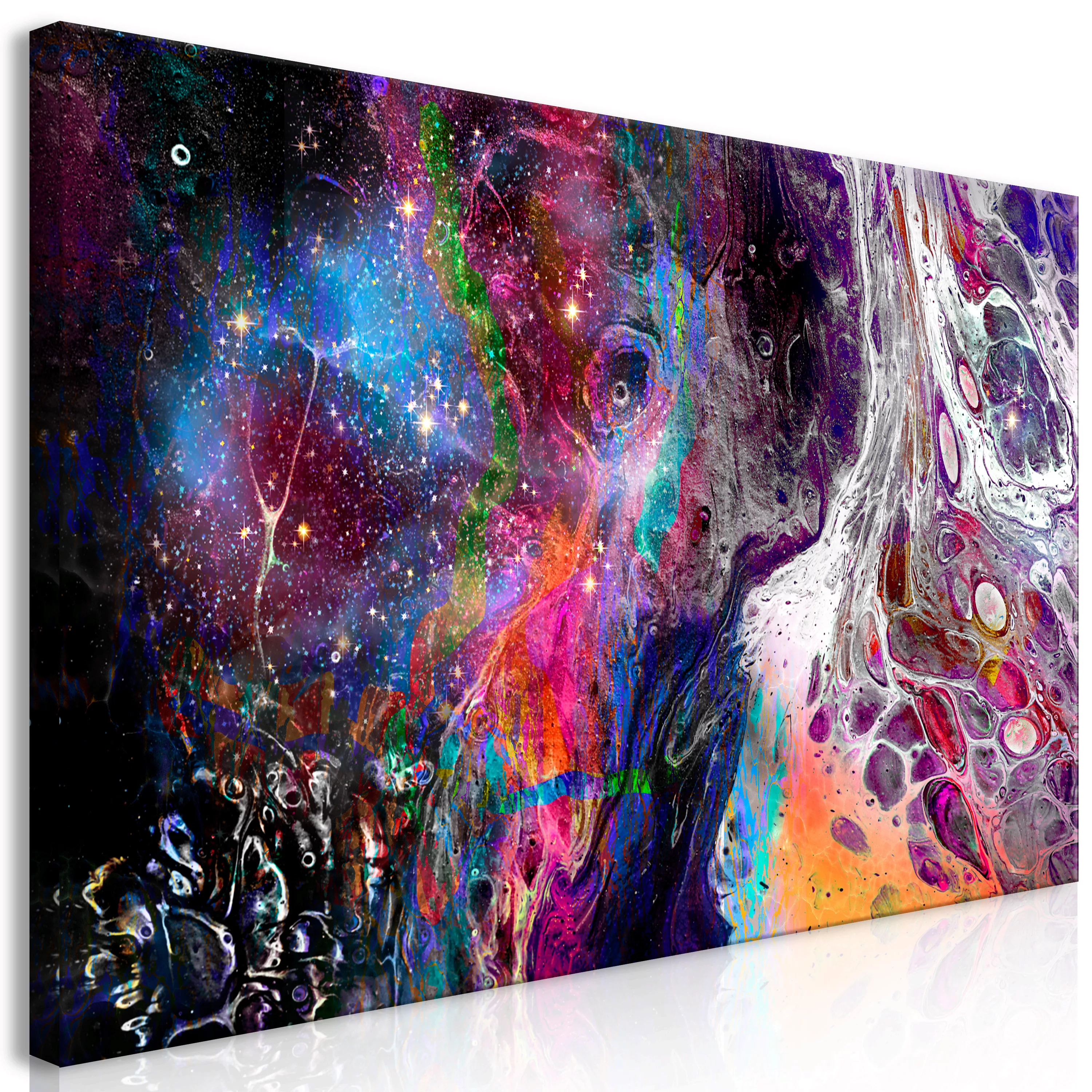 Wandbild - Colourful Galaxy (1 Part) Wide günstig online kaufen