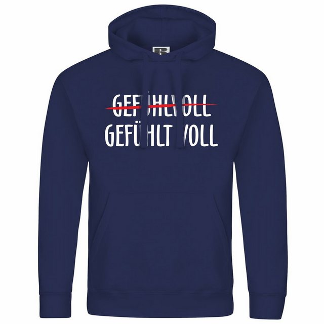 deinshirt Kapuzenpullover Herren Kapuzenpullover Gefühlt Voll Mit Print Mot günstig online kaufen