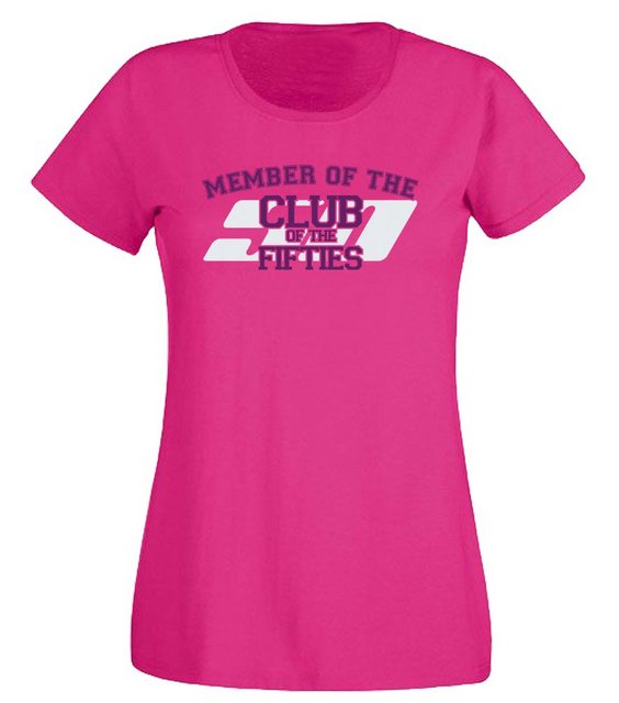 G-graphics T-Shirt Damen T-Shirt - 50 – Member of the Club of Fifties zum 5 günstig online kaufen