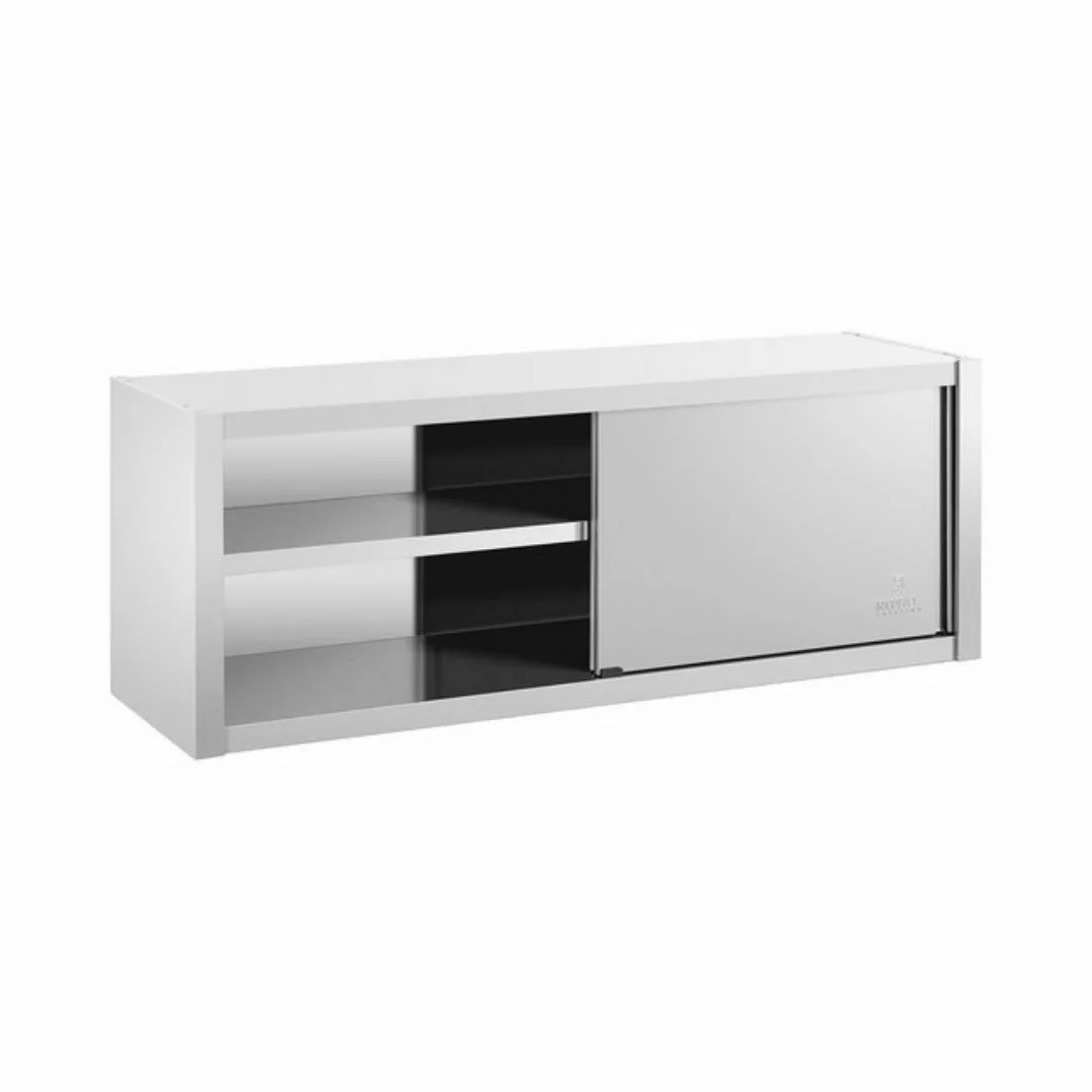 Royal Catering Wandhängeschrank 160 x 45 x 60 cm Schiebetür Hängeschrank Ed günstig online kaufen