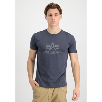 Alpha Industries T-Shirt "Basic T-Shirt Refl. Print T-Shirt" günstig online kaufen