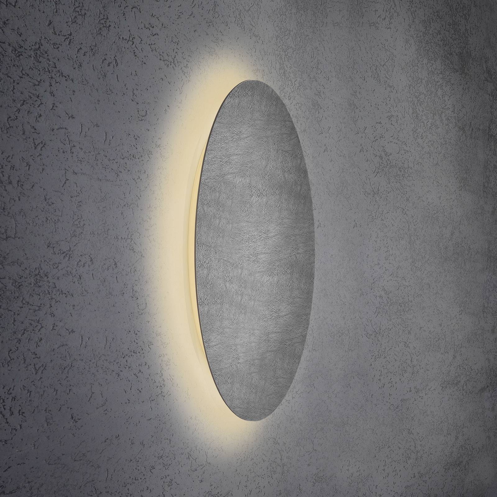 Escale Blade LED-Wandleuchte, Betonoptik, Ø 79 cm günstig online kaufen