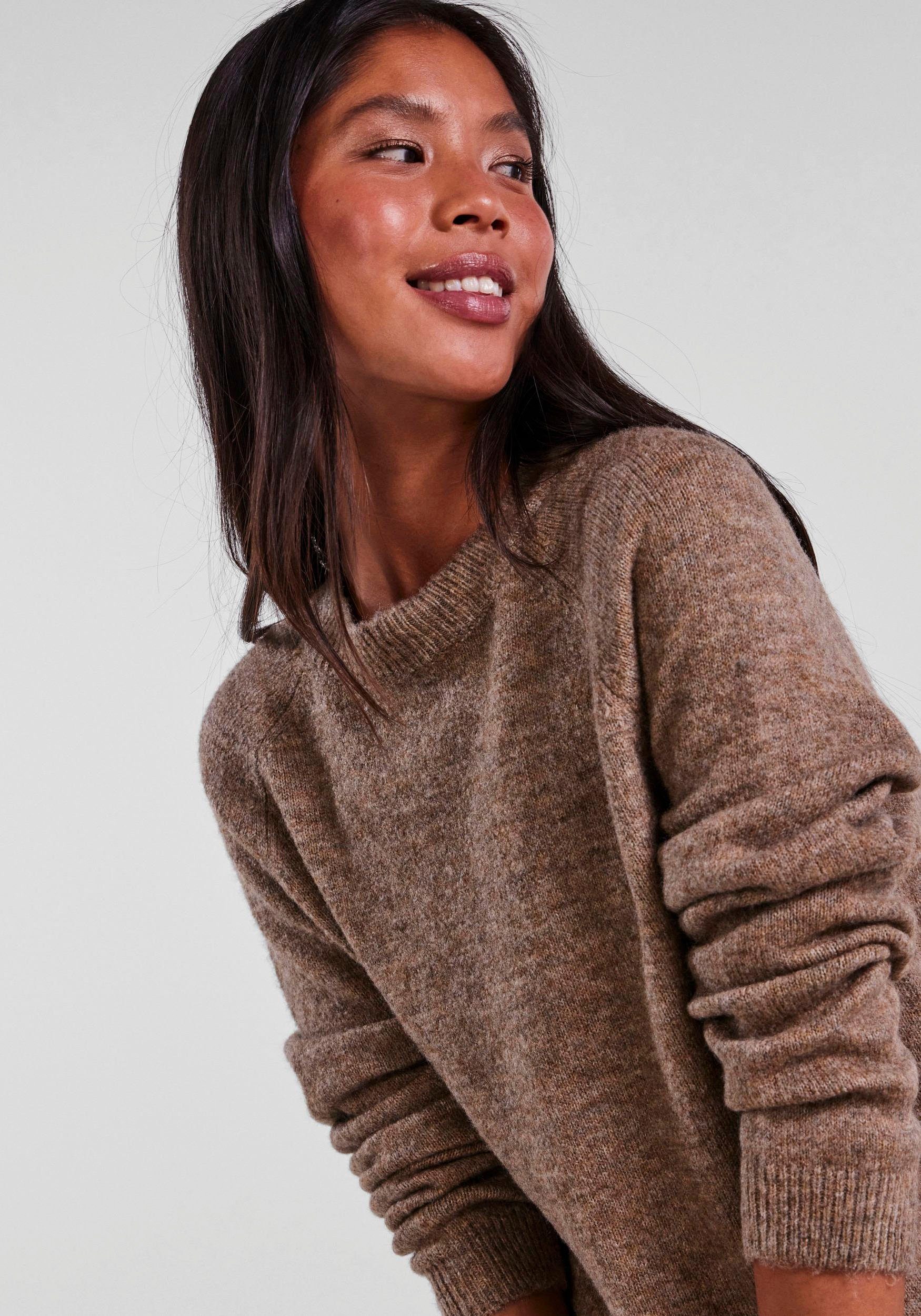pieces Strickpullover PCJULIANA LS O-NECK KNIT günstig online kaufen