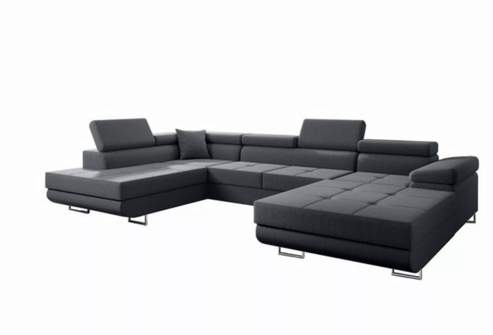 Beautysofa Ecksofa VILD U, U-Form Ecksofa im modernes Stil, Polstersofa, XX günstig online kaufen