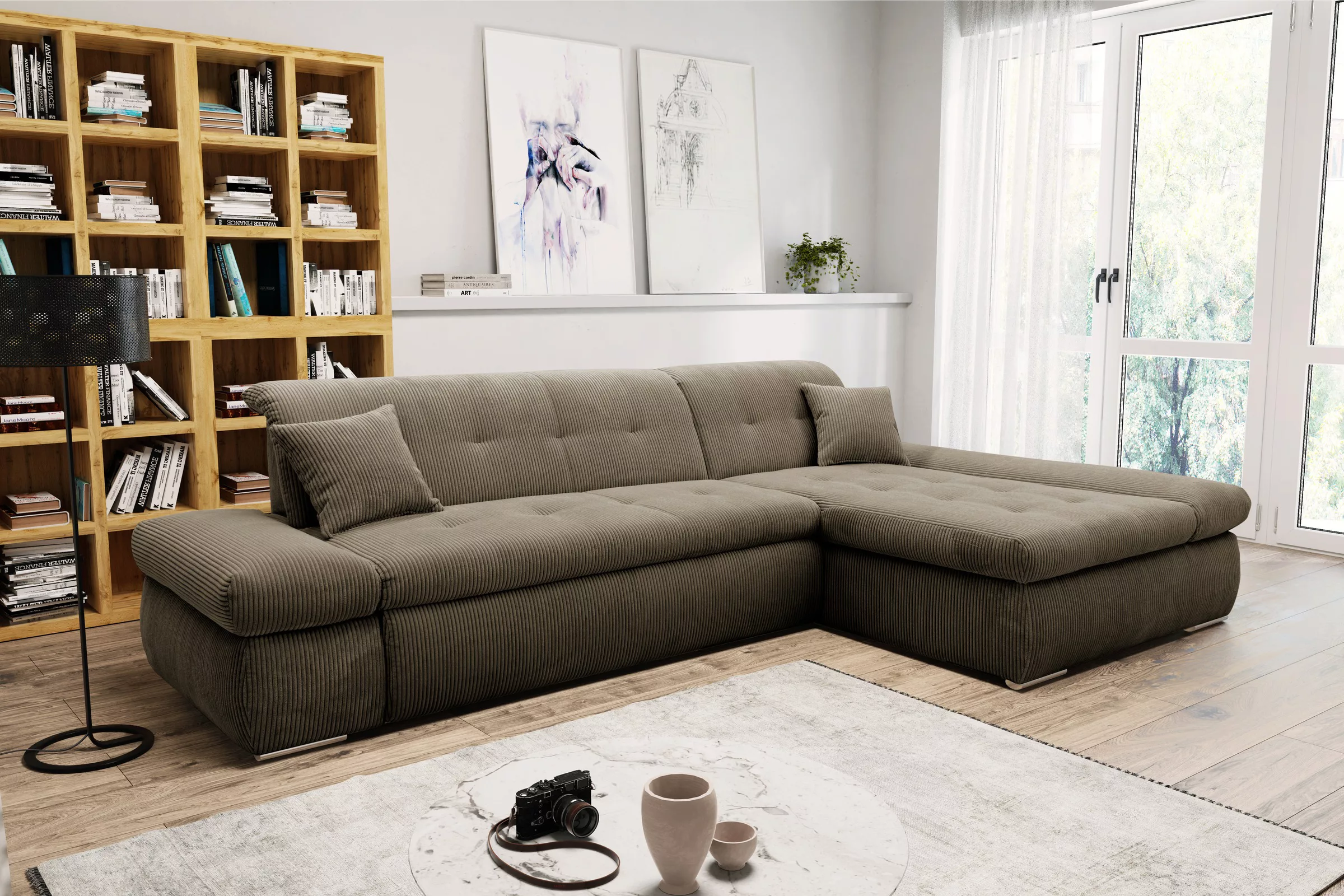 DOMO collection Ecksofa Moric B/T/H 300/172/80 cm, auch in Cord, L-Form, XX günstig online kaufen