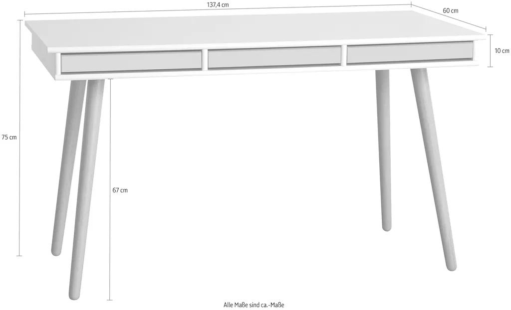 Hammel Furniture Schreibtisch "Mistral Bürotisch, Arbeitstisch, Tisch, Comp günstig online kaufen