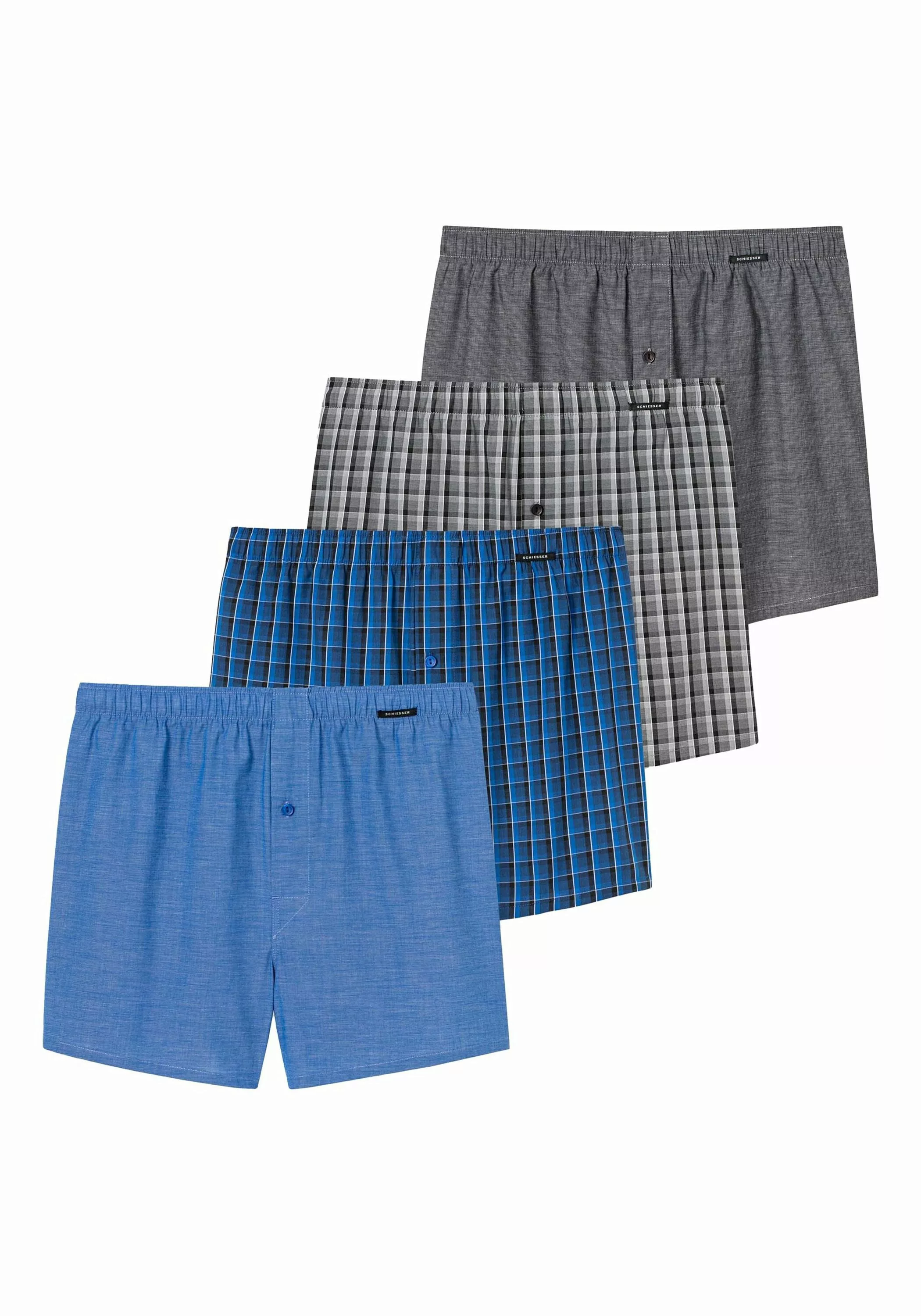 Schiesser Boxershorts "Web-Boxershorts 4er Pack" günstig online kaufen