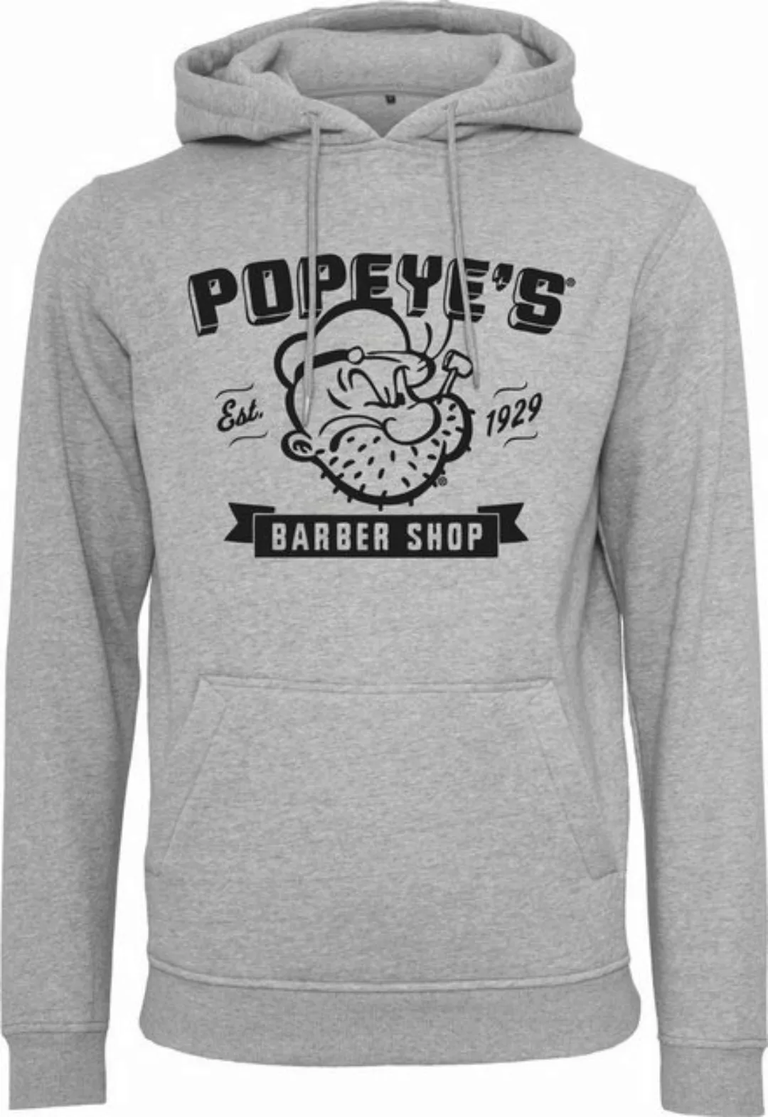 Merchcode Kapuzensweatshirt Merchcode Herren Popeye Barber Shop Hoody (1-tl günstig online kaufen