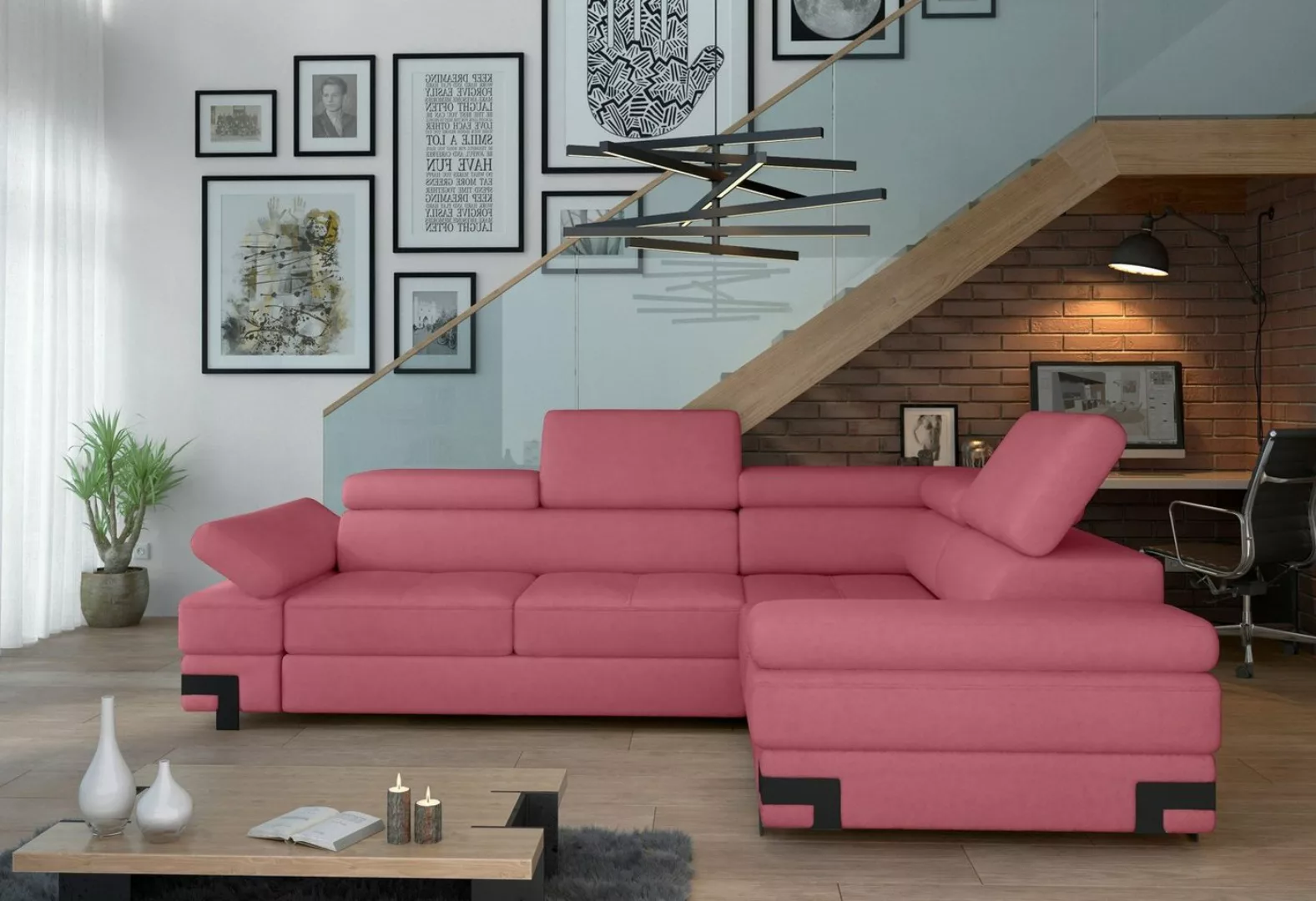 99rooms Ecksofa Riola, L-Form, Eckcouch, Design günstig online kaufen