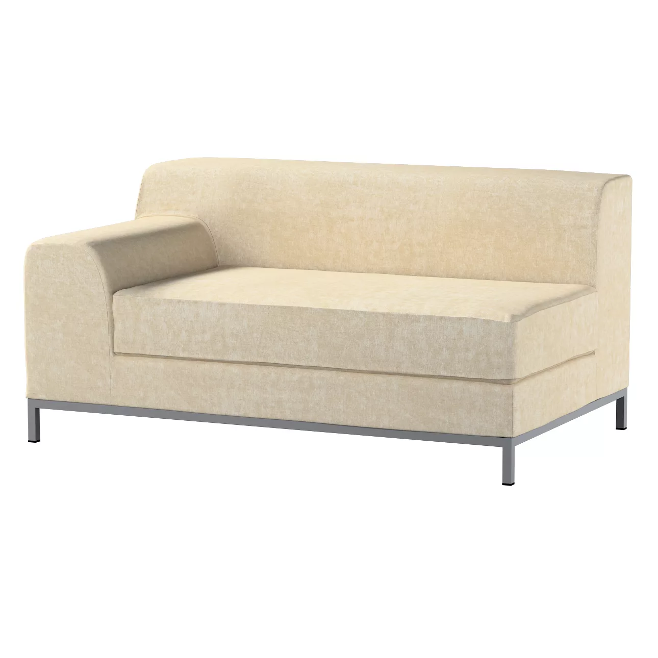 Bezug für Kramfors 2-Sitzer Sofa, Lehne links, grau-beige, Bezug für Kramfo günstig online kaufen