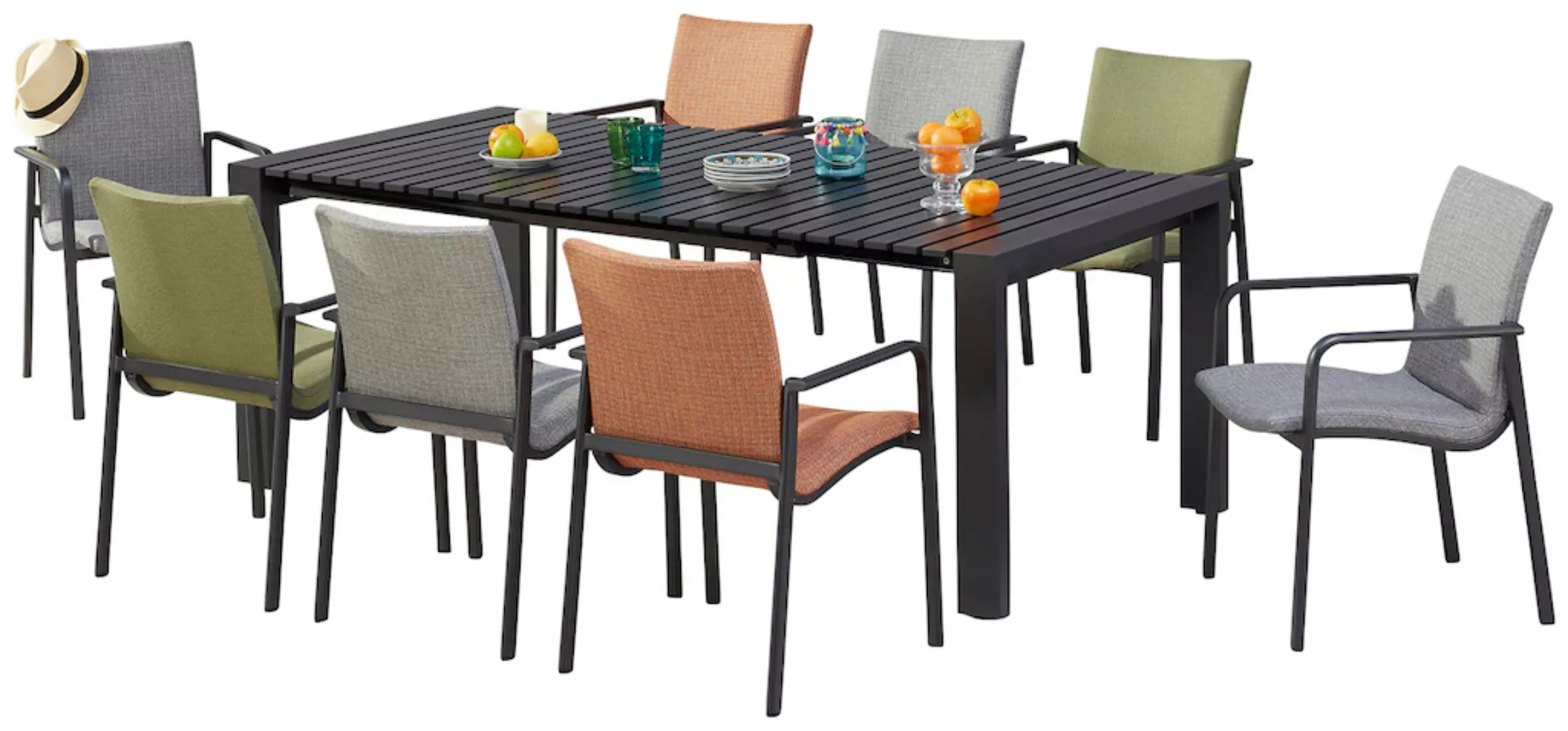 Best Gartensessel "Positano", Dining-Sessel Positano anthrazit/te günstig online kaufen