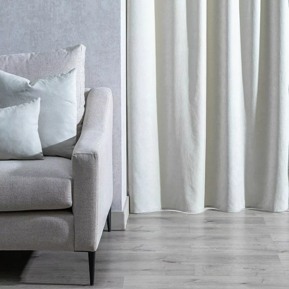Vorhang Grau Polyester 140 X 260 Cm günstig online kaufen