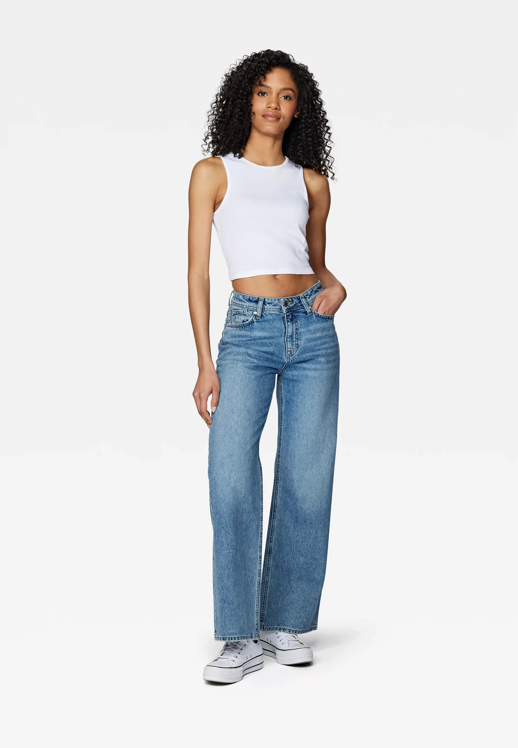 Mavi Loose-fit-Jeans "MALIBU", Loose Wide Leg Jeans günstig online kaufen