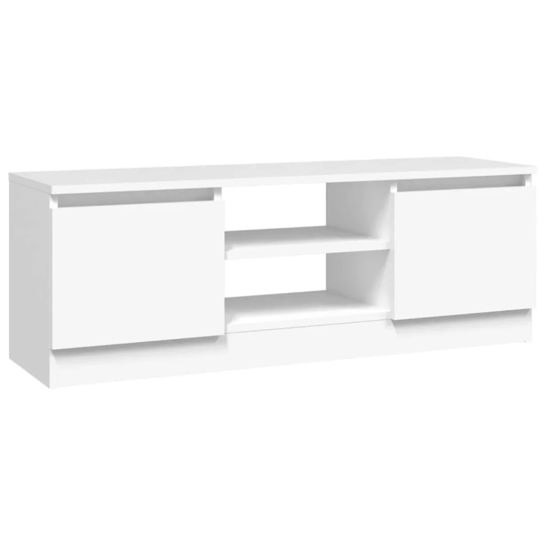 vidaXL TV-Schrank TV-Board mit Tür Weiß günstig online kaufen
