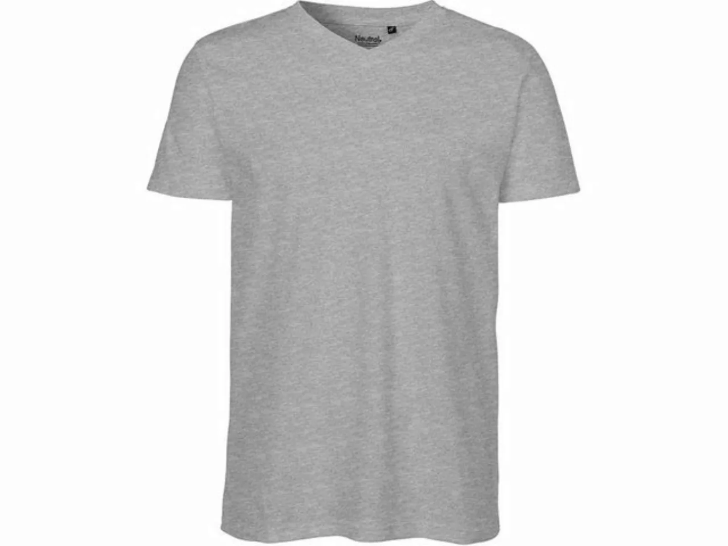 Neutral T-Shirt Neutral Bio-Herren-T-Shirt mit V-Ausschnitt günstig online kaufen