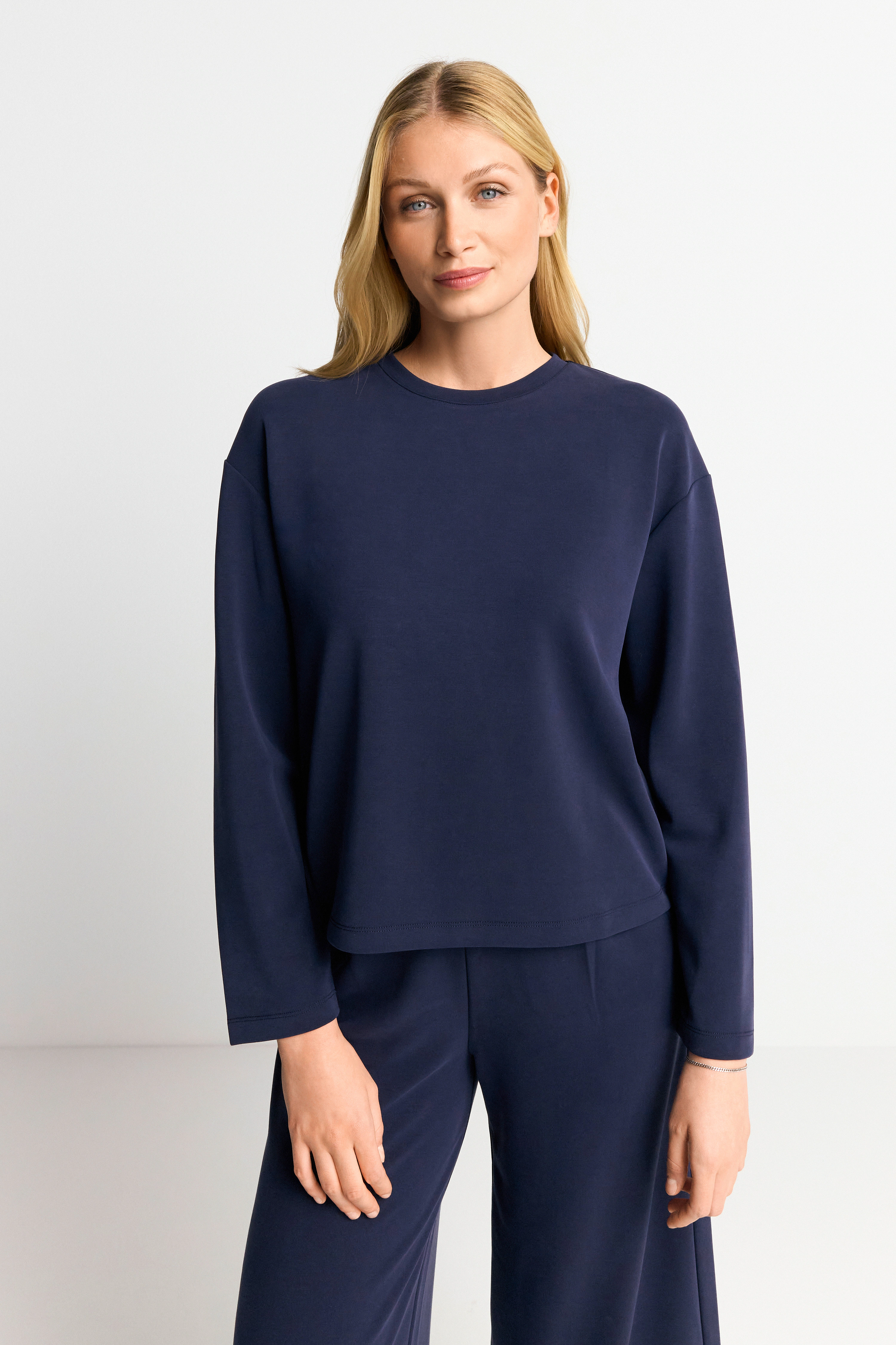 RICHROYAL Sweatshirt "2409 T Peach Crew", überschnittene Schultern, softer günstig online kaufen