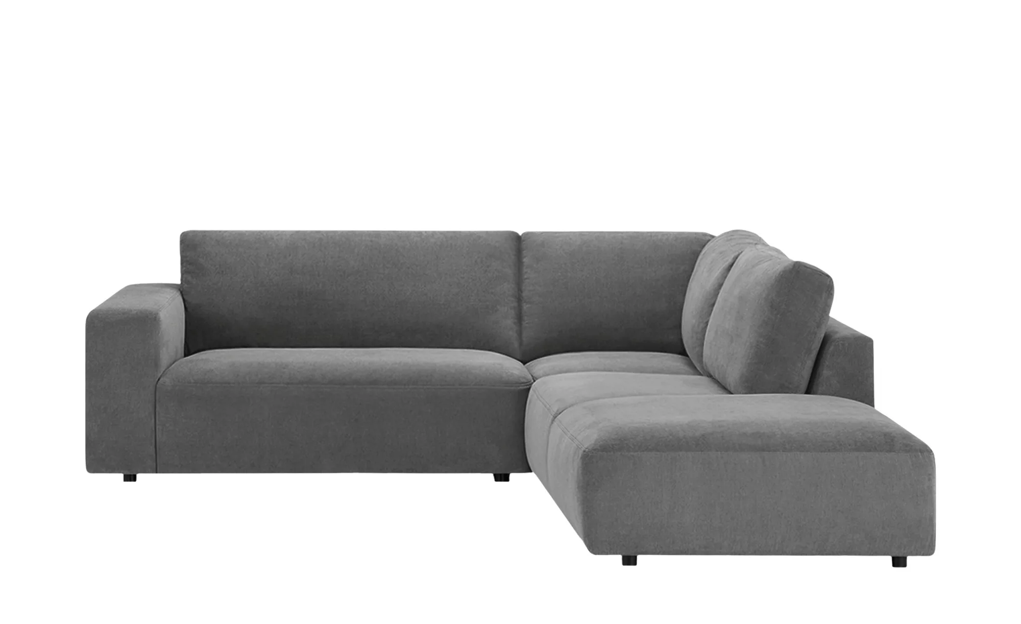 Gallery M Ecksofa  Lucia - grau - 81 cm - Polstermöbel > Sofas > Ecksofas - günstig online kaufen