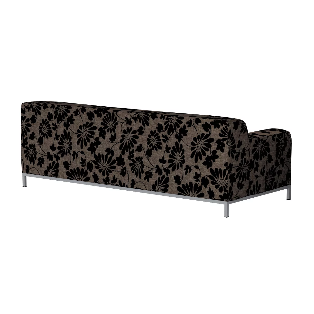 Bezug für Kramfors 3-Sitzer Sofa, braun-schwarz, Sofahusse, Kramfors 3-Sitz günstig online kaufen